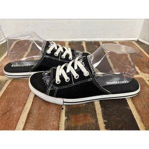 Converse All Star Cut Away Sandals Slides Women's Size 9 Black (T36)